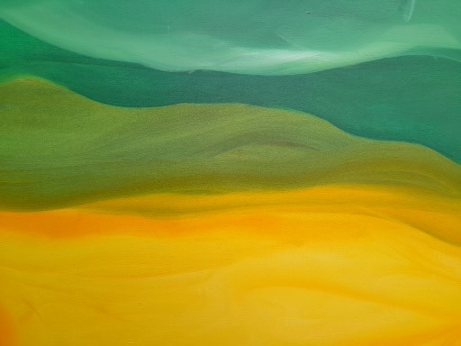 Spacescape Green and Yellow